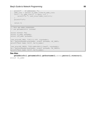Network Programming