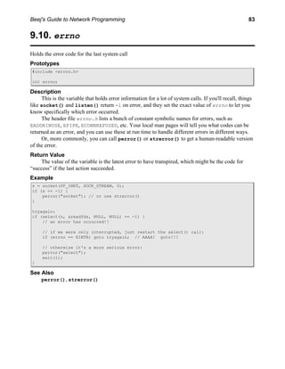 Network Programming