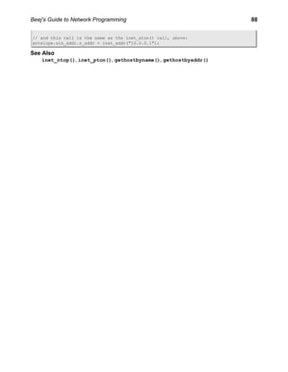 Network Programming