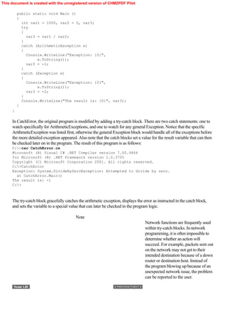 Network Programming client and server C# | PDF