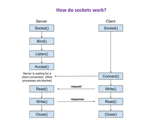 How do sockets work?
 