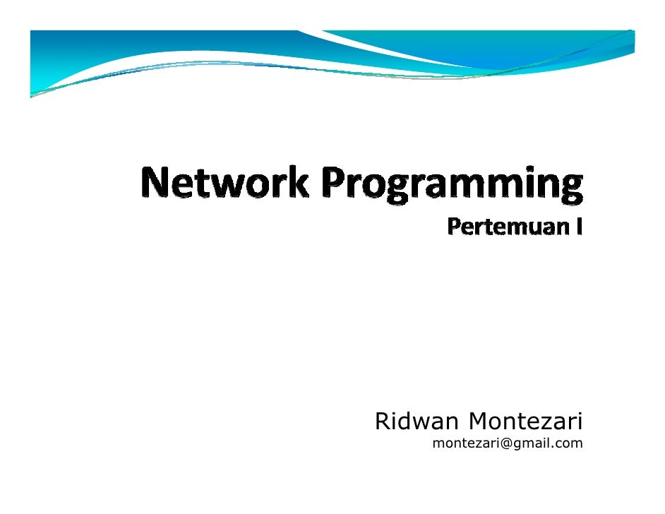 Network Programming 1 - Teori Dasar Network Programming