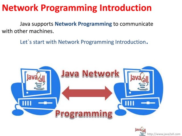 Network programming in java - PPT | PPTX