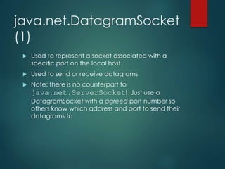 Advance Java-Network Programming | PPT