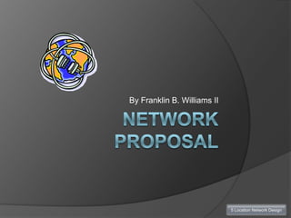 Network Proposal,[object Object],By Franklin B. Williams II,[object Object],5 Location Network Design,[object Object]