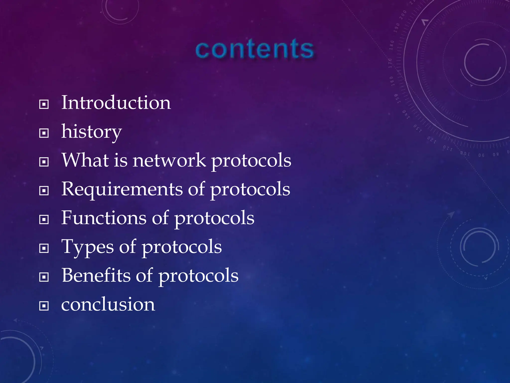 Protocols of network in computer science | PPT