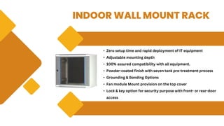 Indoor Wall Mount Racks fiber optic patch panel | PDF