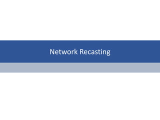 Network Recasting
 