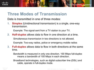 Networks presentation of all models of networks | PPT
