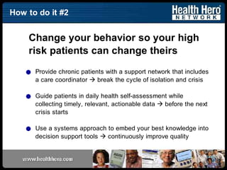 Networks for Patient Centered Care