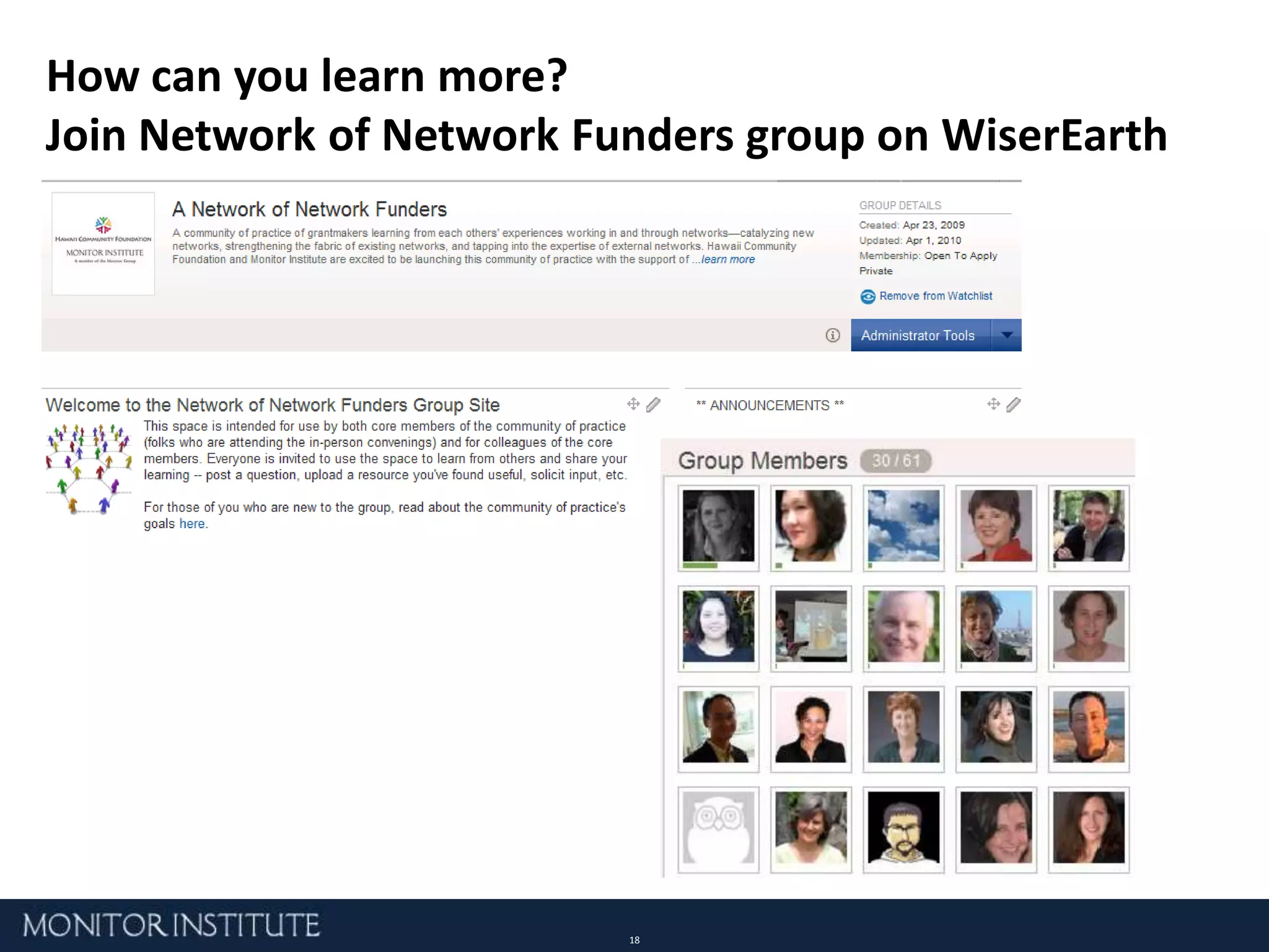 What are networks good for? accessing many and new perspectives