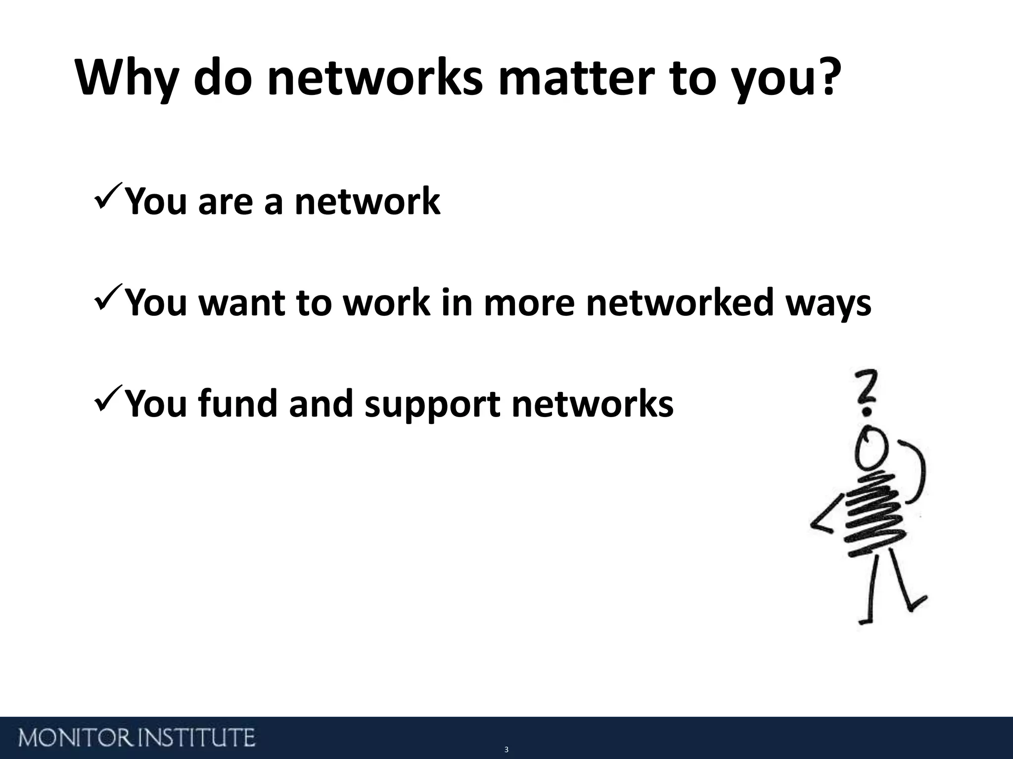 A collection of peopleWhat is a social network?connected by relationships