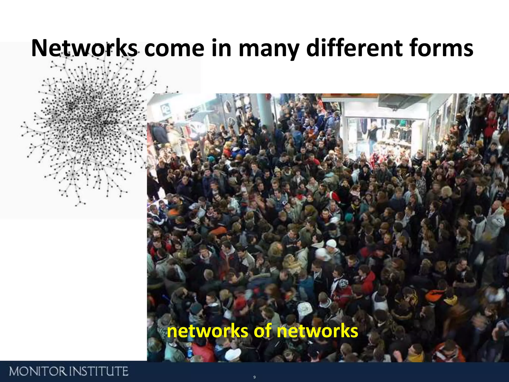 Networks come in many different forms multi-hub networks