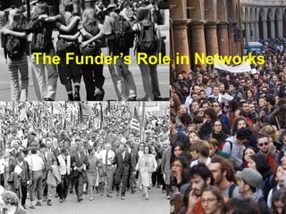 The Funder’s Role in Networks 