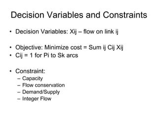 Transportation network analysis and optimization | PPTX
