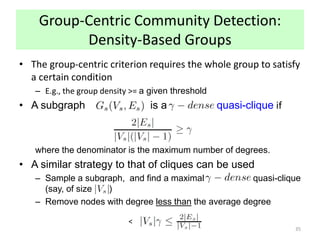 Network sampling, community detection | PPTX