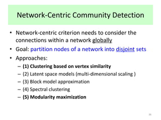 Network sampling, community detection | PPTX