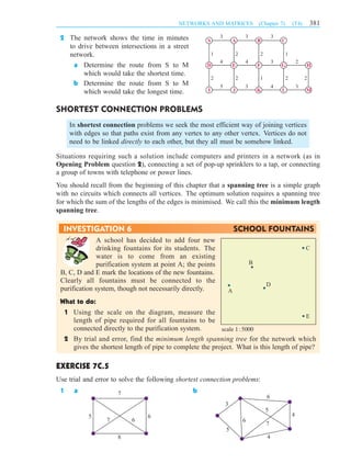 Route Matrix Math Networks and Matrices | PDF