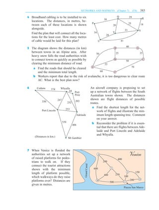 Networks and Matrices | PDF