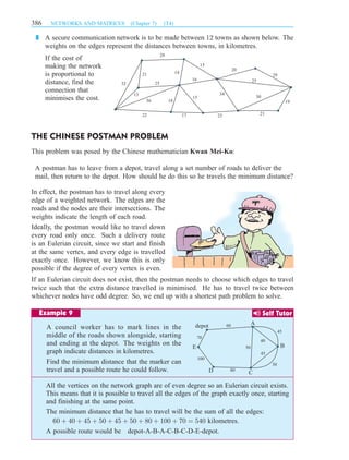 Networks and Matrices | PDF