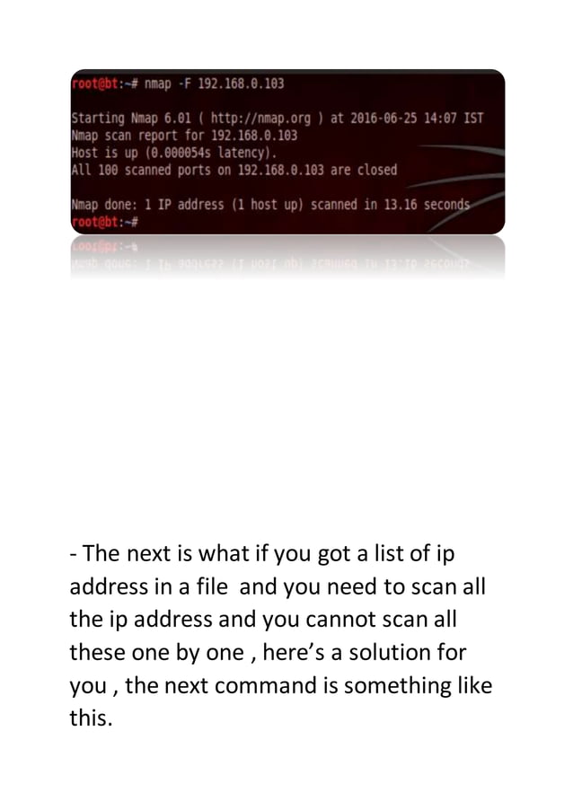 Network scanning with nmap PDF - Network Scanning With Nmap 16 638 