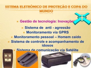 Sistema eletrônico de proteção e copa do mundoVideoWall – Monitor de video de parede profissionalMaior quantidade de câmeras por telaMaior flexibilidade e praticidade na centralMonitores de alta definição HD e performanceMaiores telas e melhor atenção do operador