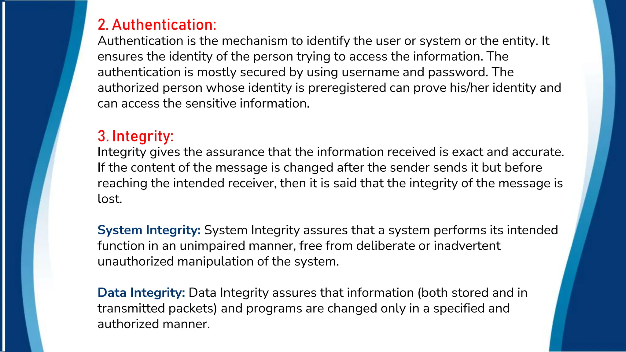 Principles of network security ciad triad ppt