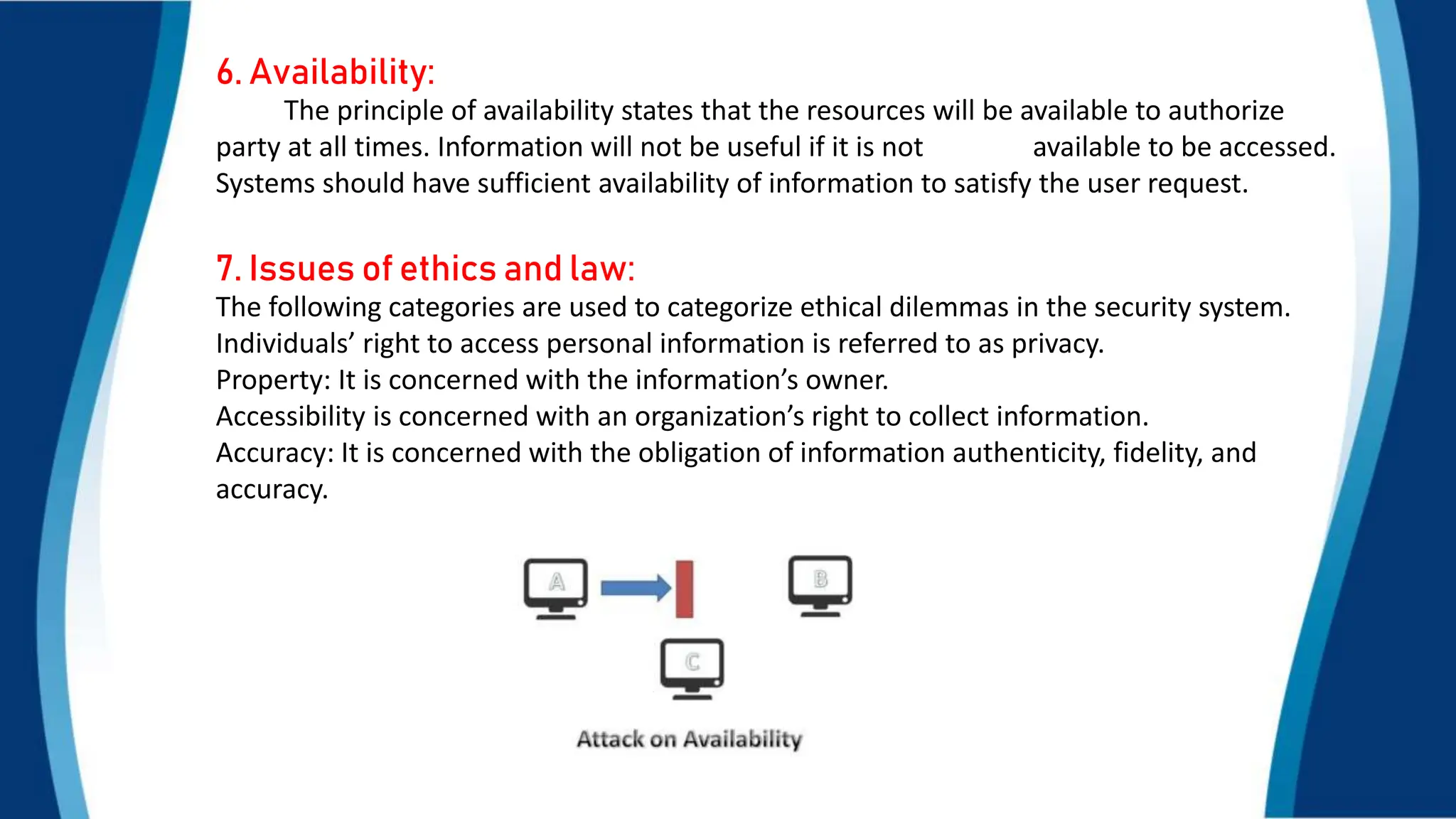 Principles of network security ciad triad ppt