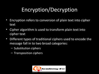Network security and protocols | PPT