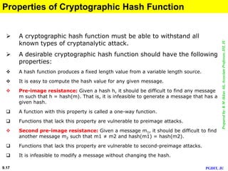Network security cryptographic hash function | PPT | Databases ...