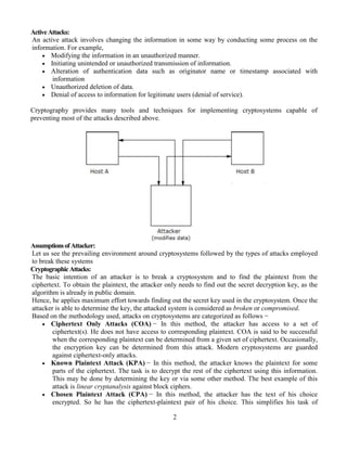 Network security &amp; cryptography full notes | PDF