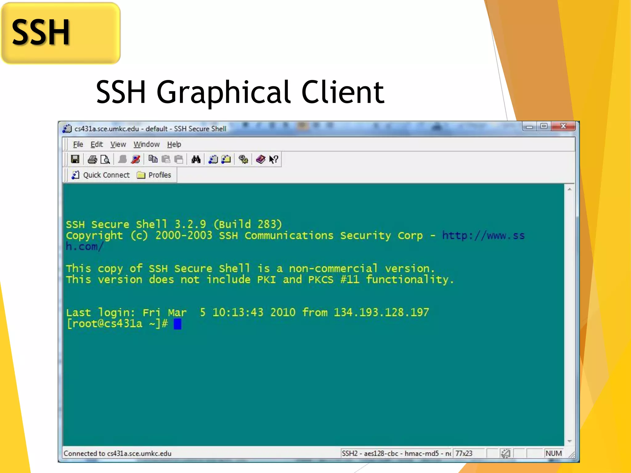 GBI 41
SSH Graphical Client
SSH
 