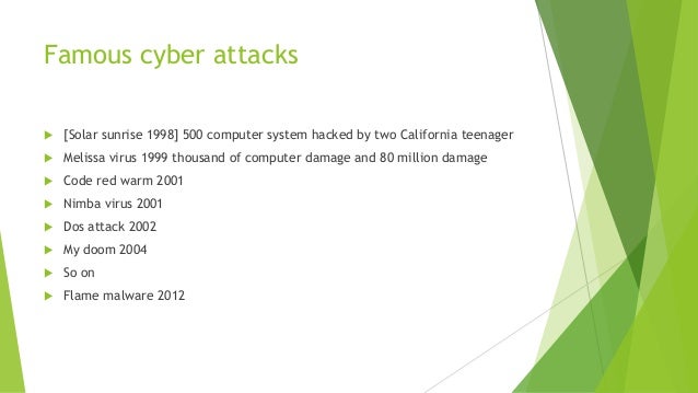Network Security History Network Security History