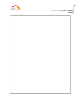 Network Security Lab Manual (CSL383)
2020-21
lxxv
 