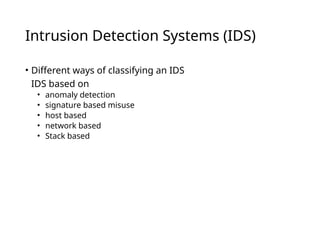 Network Security - Intrusion Detection System.pptx