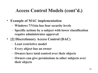 Acesss Control Model Example Comprehensive Overview of Access Control Models and Best Practices in ...