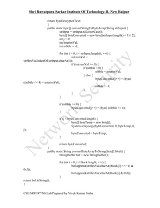 Network security Lab manual | PDF