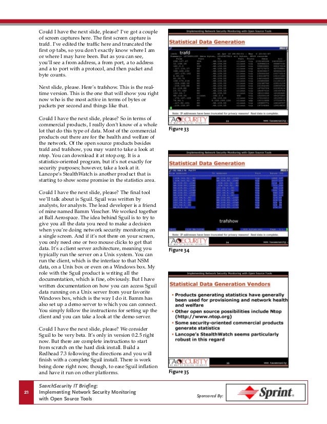 Network security monitoring with open source tools