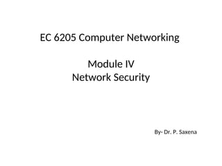 Network Security Part-I.ppt computer applications | PPT