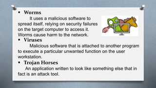 Network security (vulnerabilities, threats, and attacks) | PPTX
