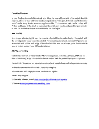 Network security projects | PDF