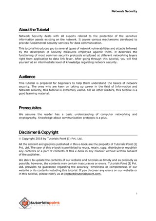 Network security tutorial | PDF