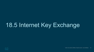© 2021 Cisco and/or its affiliates. All rights reserved. Cisco Confidential
18.5 Internet Key Exchange
29
 