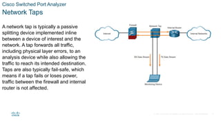Network Taps For Network Traffic Analysis Network Security v1.0 - Module 11.pptxmm | PPTX