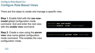 Parser View View1 Comprehensive Guide to Assigning Administrative Roles in Cisco IOS | PDF