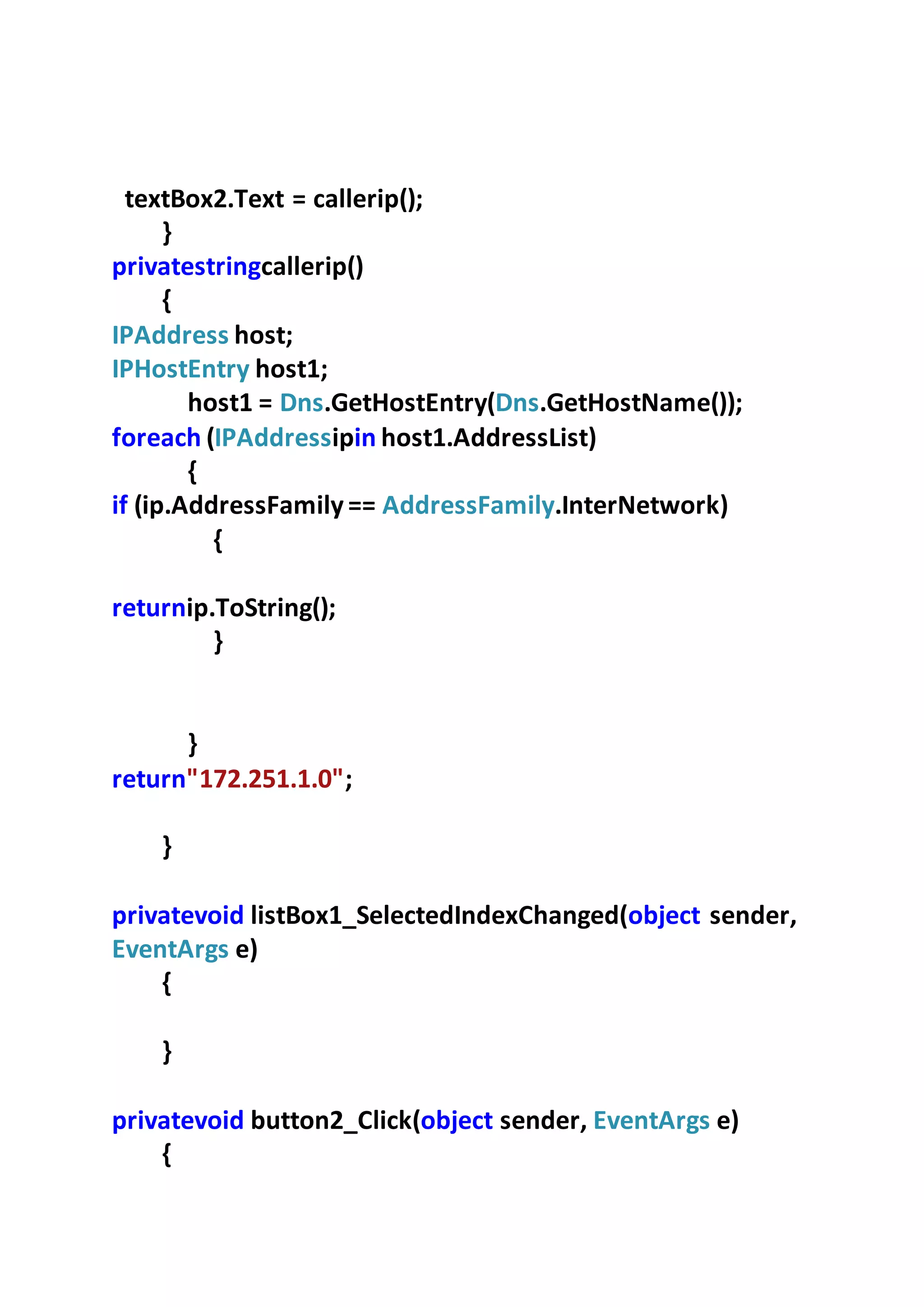 Networking concept with chat server programming | PDF