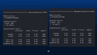 Telecom Network & SIEM logs analysis using machine learning