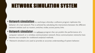 Network Simulation systems and computer fundamentals | PPTX