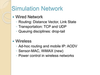 Network simulator 2 | PPT