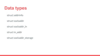Network sockets | PPTX